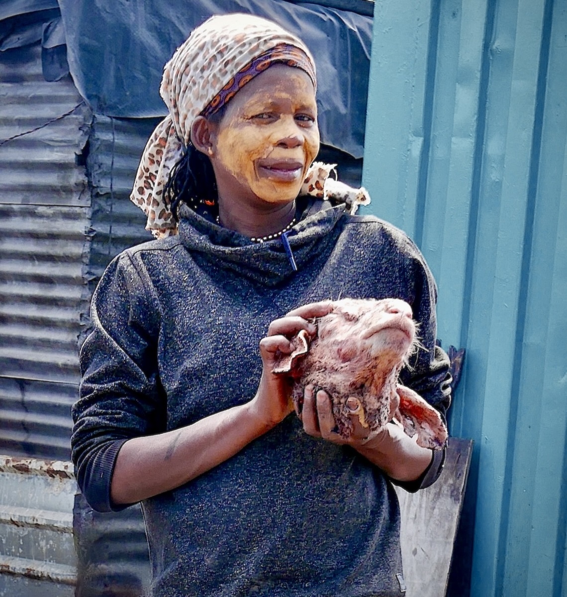 White Ginger Langa Woman with Sheep Head Pictorial   Class A 20260415